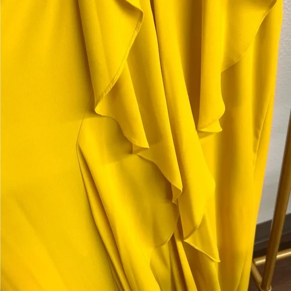 BCBGMaxAzria Vibrant Yellow Maxi Dress - Picture 6 of 10